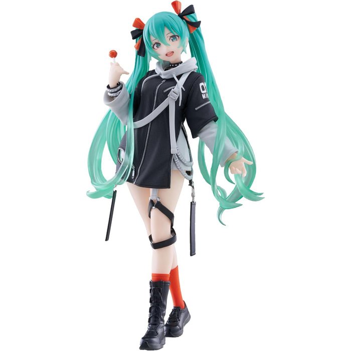 Figurina Hatsune Miku Wonderland PVC - Fashion Punk Ver 18 cm