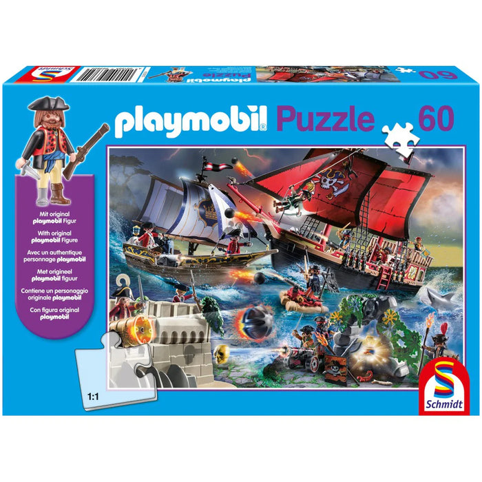 Puzzle PUZ60, Playmobil, Piratii