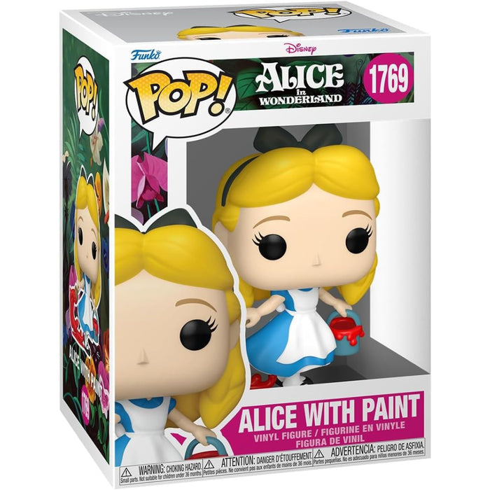 Figurina Funko POP! Alice in Wonderland - Alice with Paint