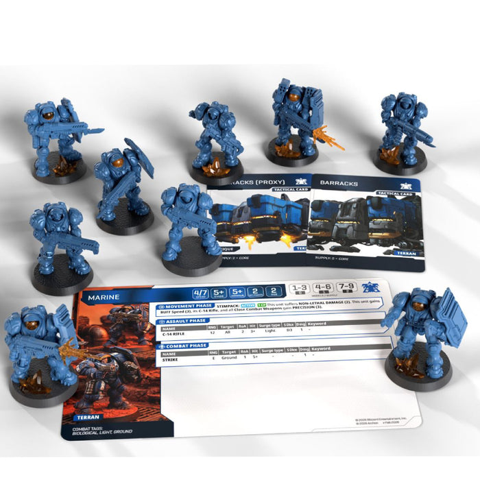 Precomanda StarCraft The Miniatures Game - Marine - Terran - Expansion Set