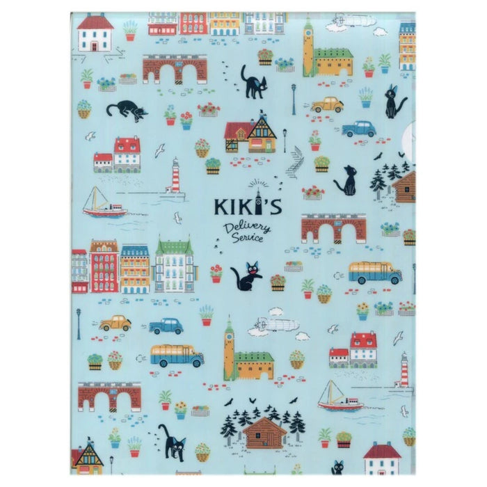 A4 Size Clear Folder Koriko Walking deep colour - Kiki's Delivery Service