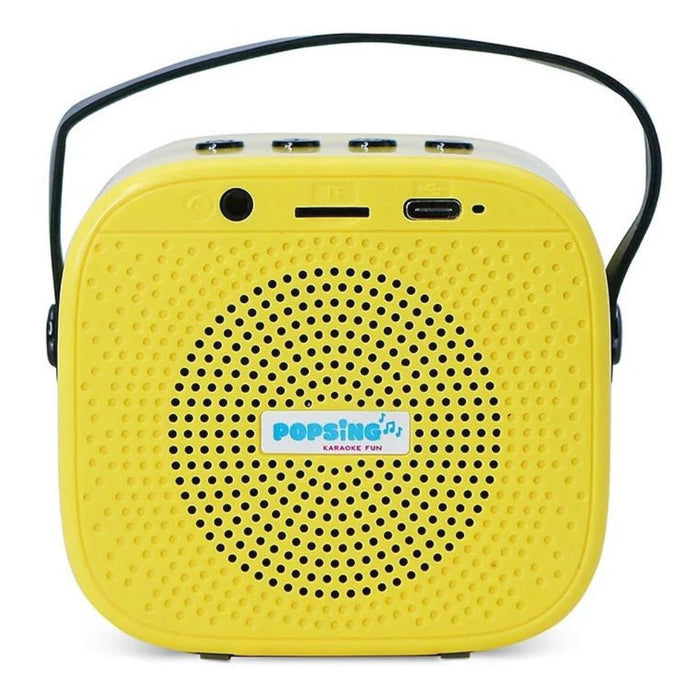 Boxa portabila OTL Technologies - Pikachu PopSing Karaoke LED Speaker & Microphone, galben