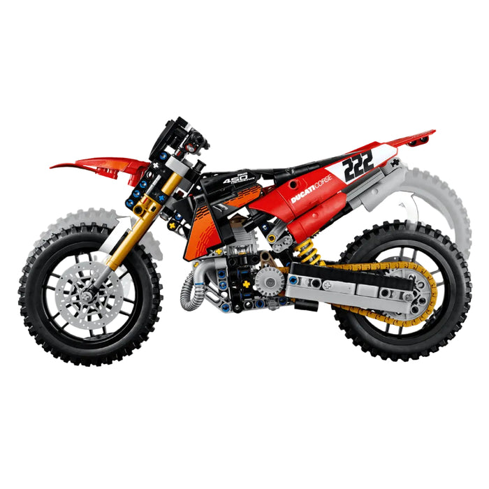 Lego Technic - Motocicleta Ducati Desmo450 MX, versiunea de uzina (42238)