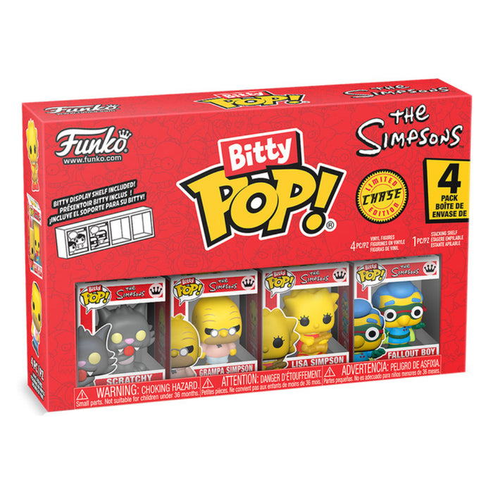 Set 4 Mini Figurine Funko Bitty Pop! Simpsons - Scratchy