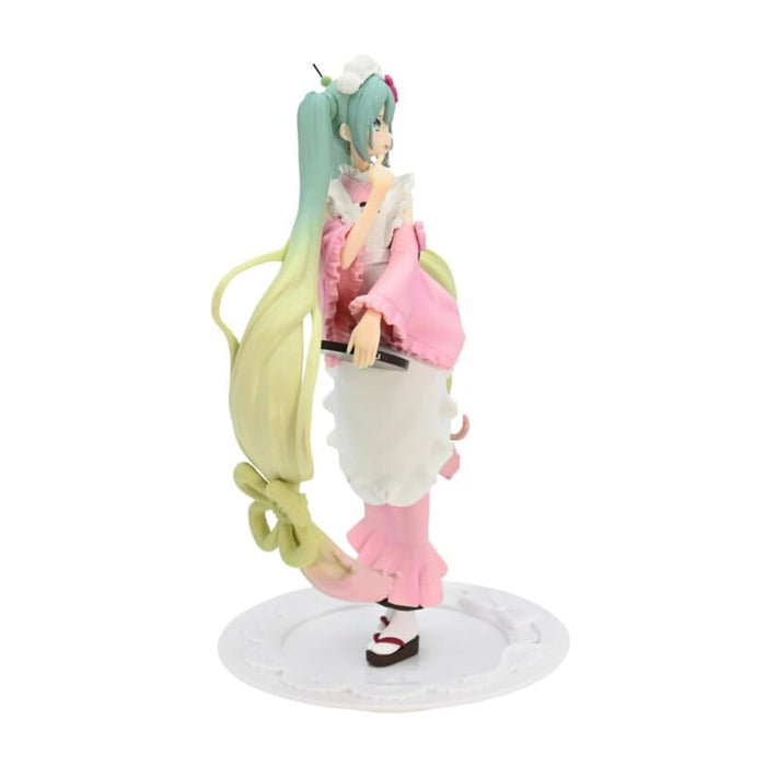 Figurina Hatsune Miku Exceed Creative PVC Matcha Green Tea Parfait Cherry Blossom Ver 20 cm