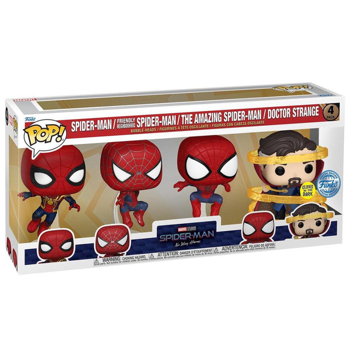 Set 4 Figurine Funko POP Marvel Spider-Man No way Home S3 (GW)