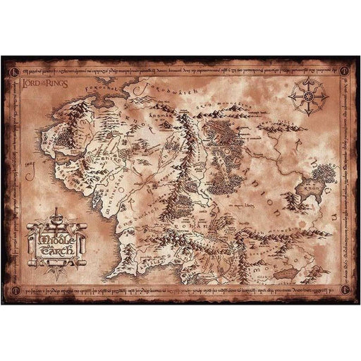 Poster Lord of the Rings - 91.5x61 - Map - Red Goblin