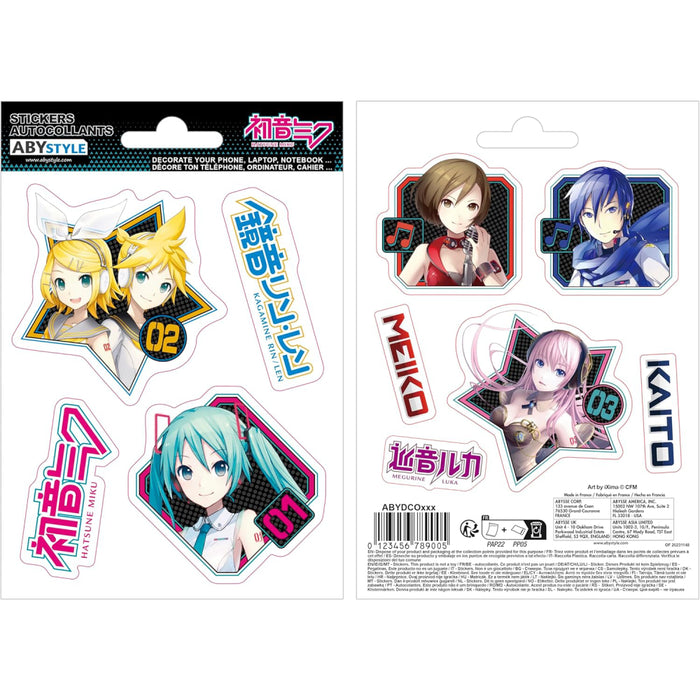 Stickere Hatsune Miku - 16x11cm/ 2 sheets - Characters