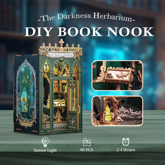Set de Constructie CuteBee - Book Nook - The Darkness Herbarium