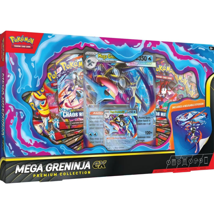 Precomanda Pokemon TCG - Mega Greninja ex Premium Collection