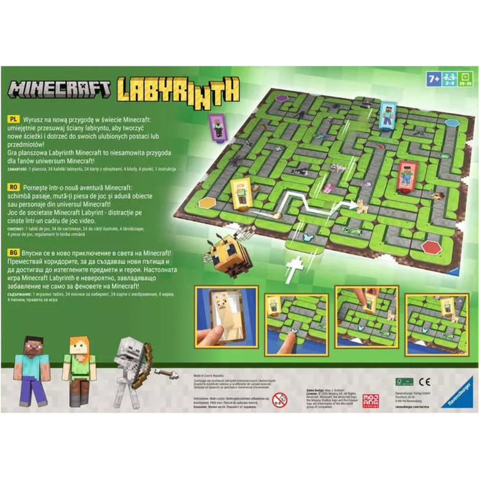 Joc de societate Minecraft Labyrinth (limba romana/bulgara/poloneza)
