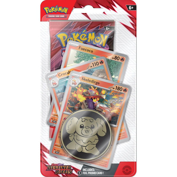 Pokemon TCG - SV Destined Rivals - Premium Checklane Blister - Skeledirge