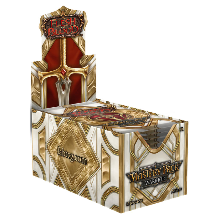 Precomanda Flesh and Blood TCG - Mastery Pack Warrior Booster Display (12 Boosters)