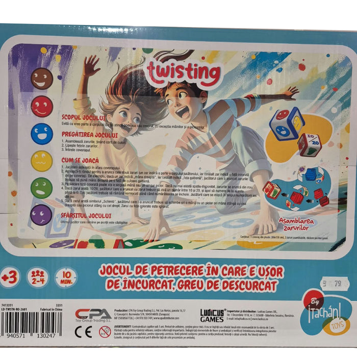 Twisting, joc de petrecere, limba romana