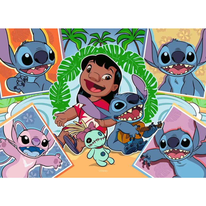 Puzzle Bumper Pack - Disney Stitch 4x100