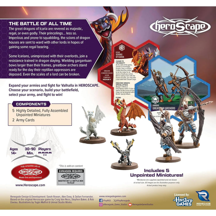 Heroscape - Greatbow Archers and Scions of Icaria Army Expansion