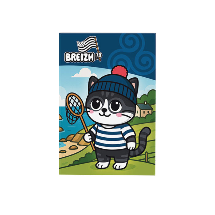 Magnet Standard The Good Gift - Chat Breizh Kawaii