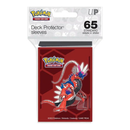 UP - Koraidon Deck Protectors for Pokemon (65 Sleeves) - Red Goblin