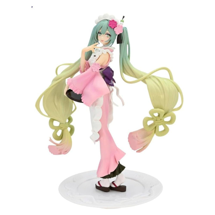 Figurina Hatsune Miku Exceed Creative PVC Matcha Green Tea Parfait Cherry Blossom Ver 20 cm