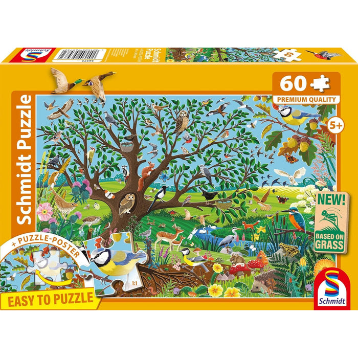 Puzzle PUZ60 - Animale in gradina