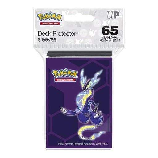 UP - Miraidon Deck Protectors for Pokemon (65 Sleeves) - Red Goblin