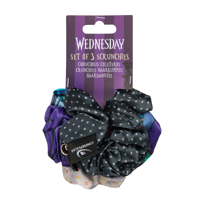 Set 3 Accesorii Par Scrunchies Wednesday