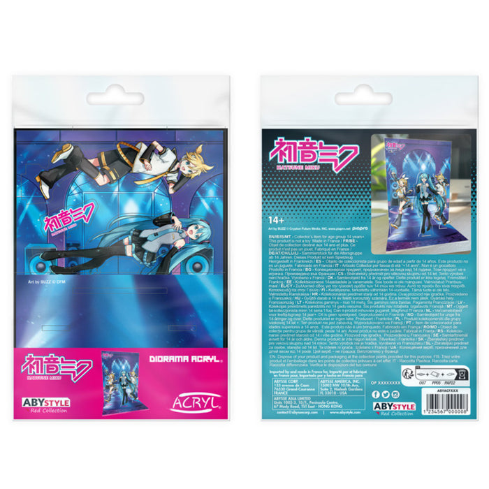 Figurina Acrilica Hatsune Miku - Diorama - Miku & friends