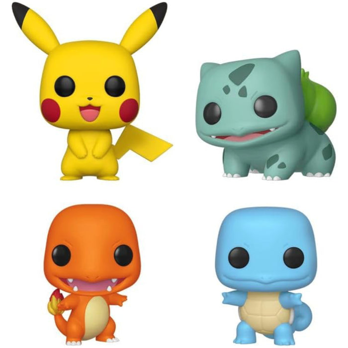 Set 4 Figurine Funko Pop Games Pokemon - Starters (EMEA)