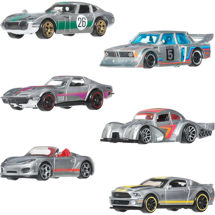 Set Masinute Hot Wheels Silver Series Die-Cast Vehicle 1/64 - ZAMAC