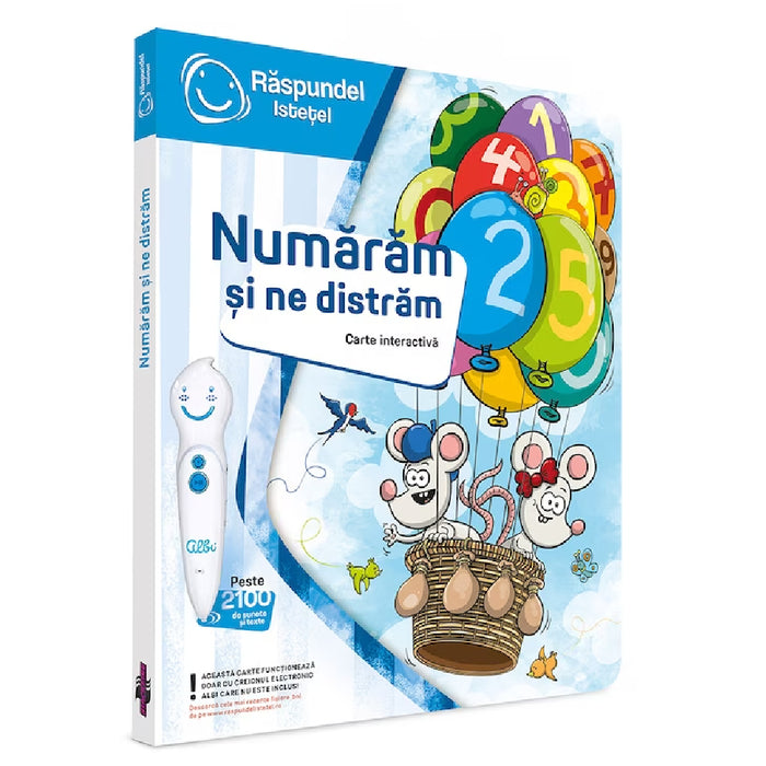 Pachet Raspundel Istetel, creion si carte Numaram si ne distram