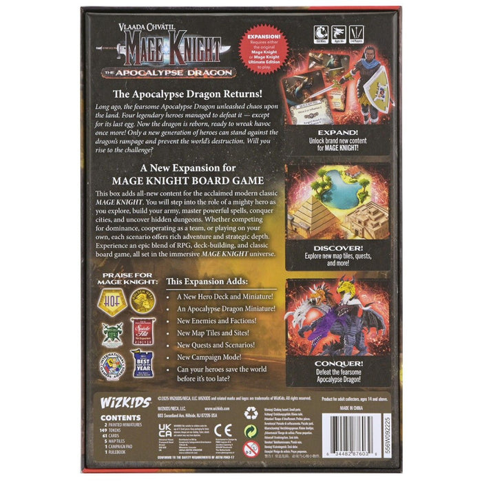 Mage Knight - The Apocalypse Dragon - Expansion Set