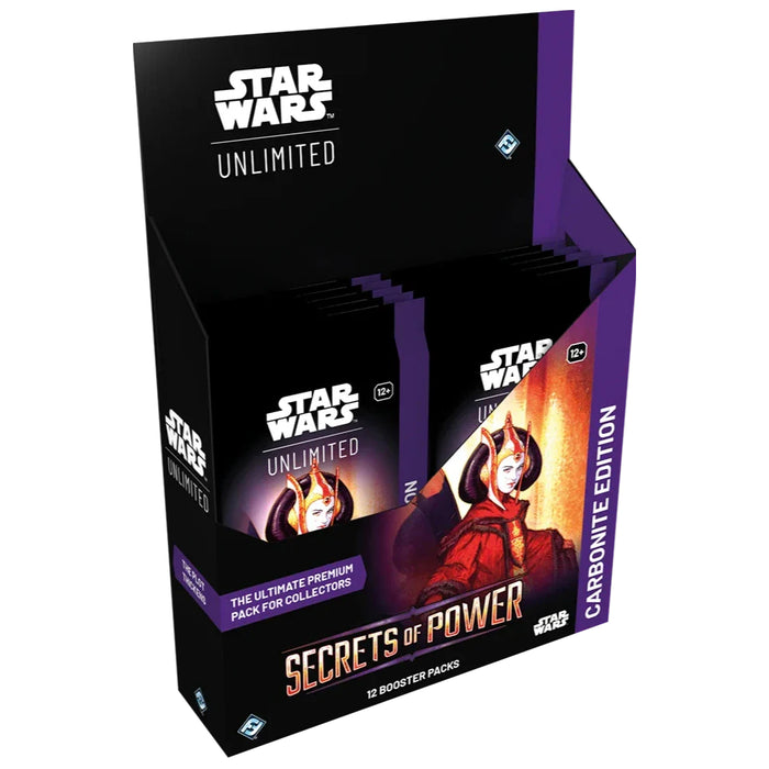 Star Wars Unlimited - Secrets of Power Carbonite Booster Display (12 Boosters)