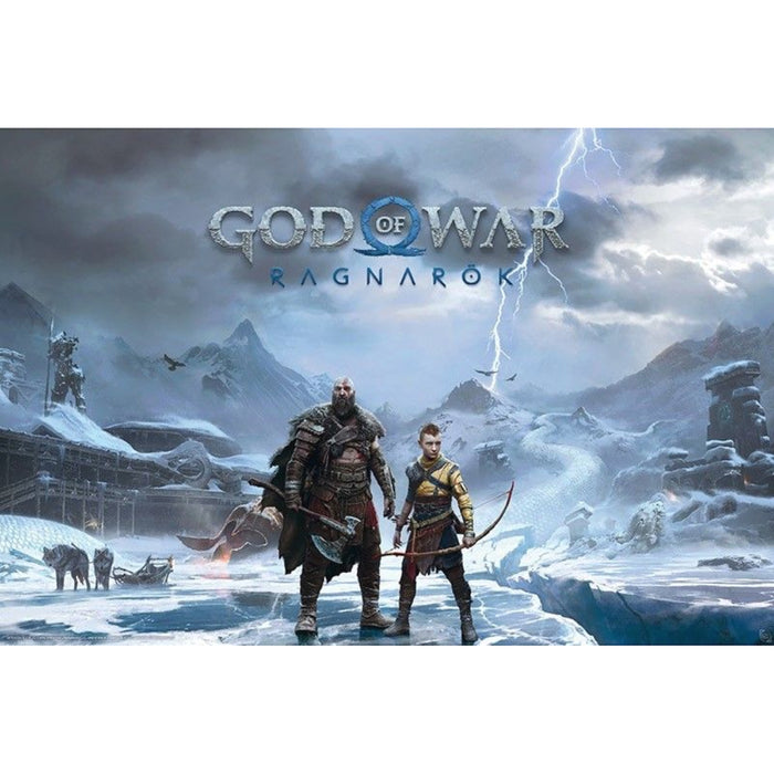 Poster Maxi God of War - 91.5x61 - Key Art