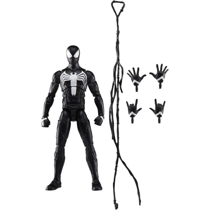 Figurina Articulata Spider-Man 2 Marvel Legends Gamerverse - Peter Parker (Black Suit) 15 cm