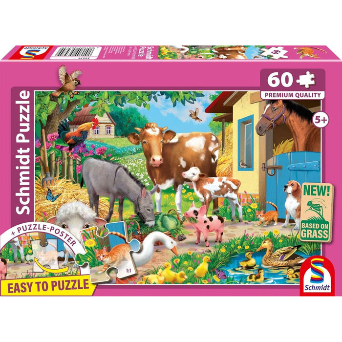 Puzzle PUZ60 - Animale de ferma