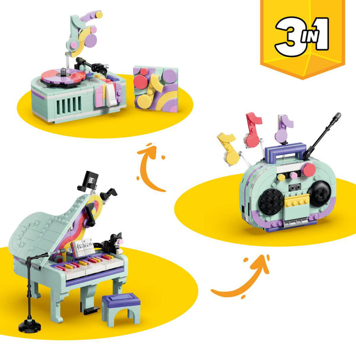 Lego Creator 3 in 1 - Pian decorativ cu o pisica (31392)