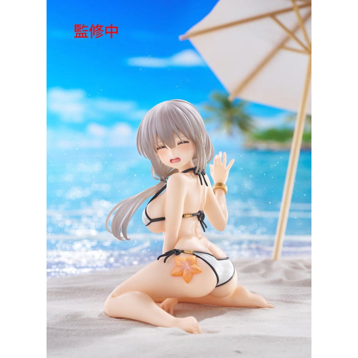 Figurina Uzaki-chan Wants to Hang Out! PVC Desktop Cute Figure - Tsuki Uzaki (Swimwear Ver.) 13 cm