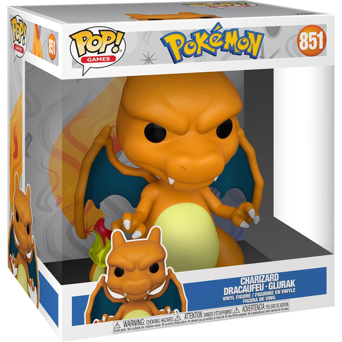 Figurina Funko Pop Jumbo Pokemon - Charizard (EMEA)