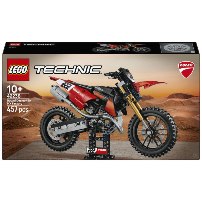 Lego Technic - Motocicleta Ducati Desmo450 MX, versiunea de uzina (42238)
