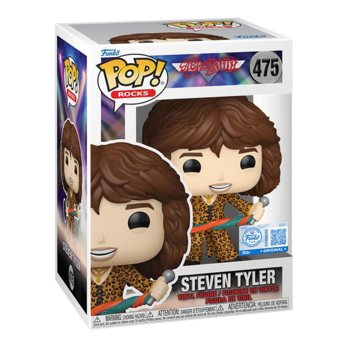 Figurina Funko POP! Rocks Aerosmith - Steven Tyler (Leopard Outfit) Exclusive Edition