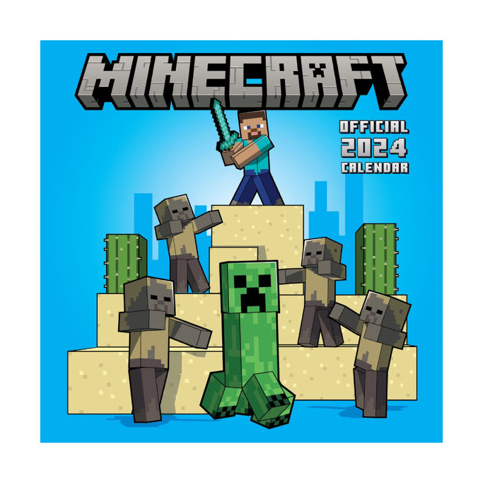 Calendar Square 2024 30x30 Minecraft