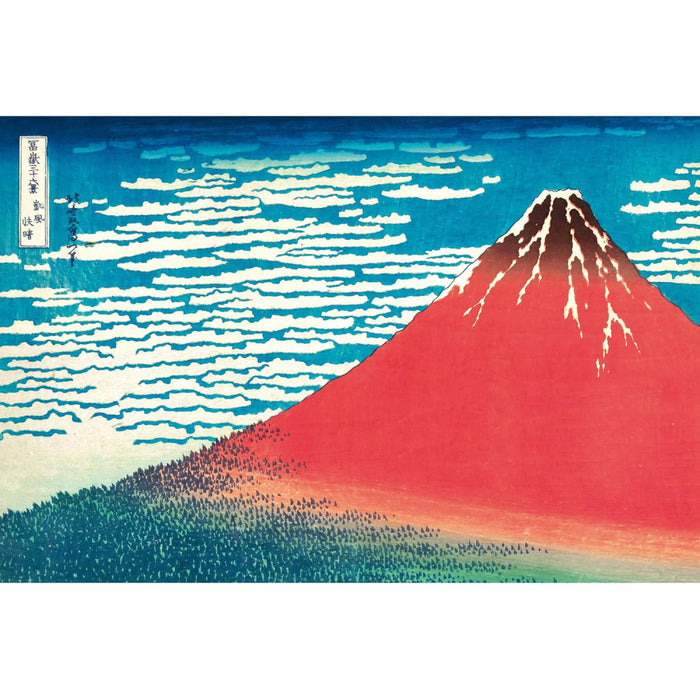 Poster Maxi Hokusai - 91.5x61 - Red Fuji