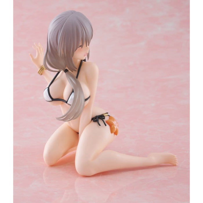 Figurina Uzaki-chan Wants to Hang Out! PVC Desktop Cute Figure - Tsuki Uzaki (Swimwear Ver.) 13 cm
