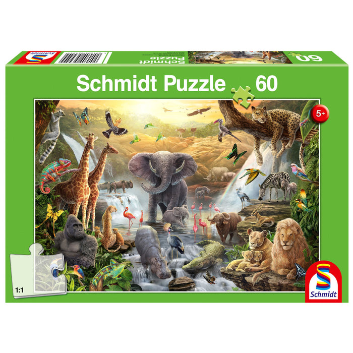 Puzzle PUZ60, Animals in Africa