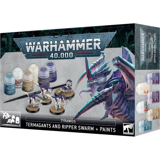 Warhammer 40.000 - Termagants and Ripper Swarm + Paints - Red Goblin