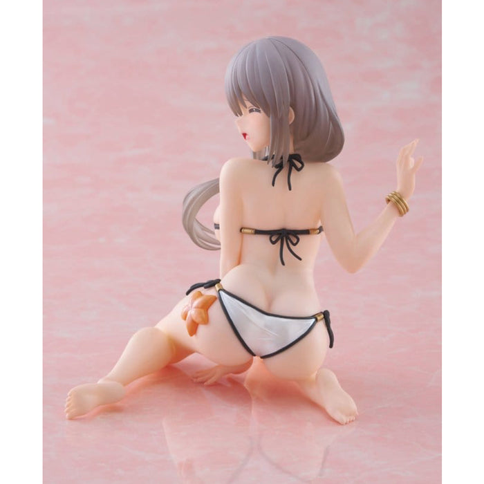 Figurina Uzaki-chan Wants to Hang Out! PVC Desktop Cute Figure - Tsuki Uzaki (Swimwear Ver.) 13 cm