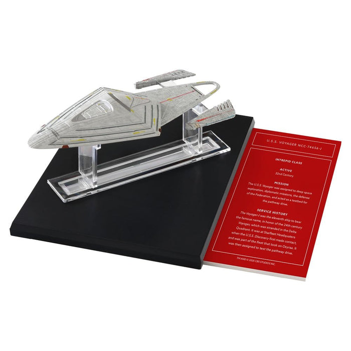 Figurina Star Trek Library Die-Cast U.S.S. Voyager - NCC-74656-J 10 cm
