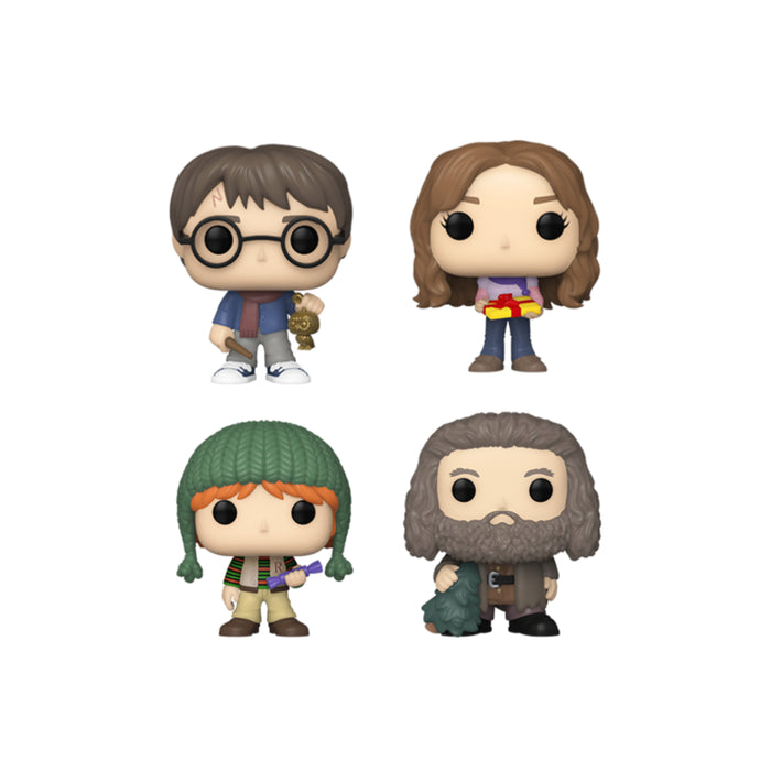 Set 4 Figurine Pocket POP Harry Potter - Tree Holiday Box