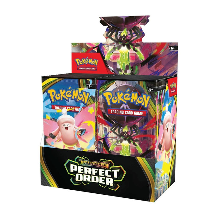 Precomanda Pokemon TCG - Mega Evolution - Perfect Order Booster Display Box