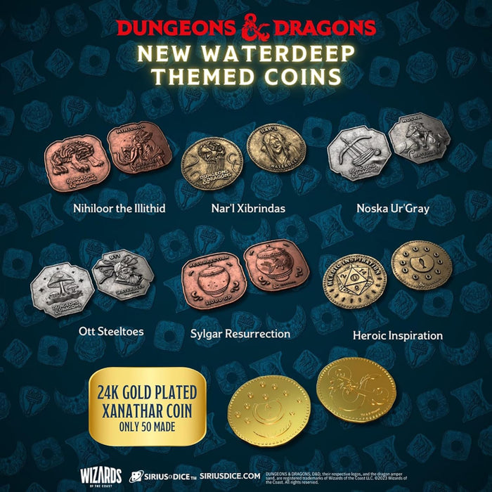 Dungeon & Dragons - Sirius Dice - Xanathar's Treasure Pack
